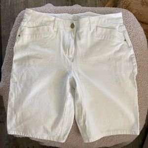 Chico White Jean Shorts